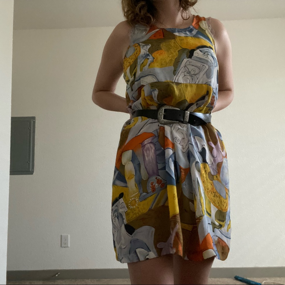 Artsy Picasso mini dress